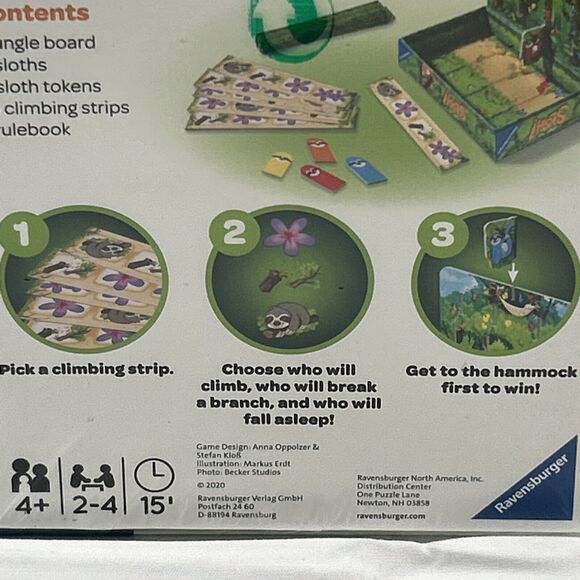 Ravensburger Ready, Set, Sloth! Big Little Game Card Game New and Sealed - Picture 7 of 8